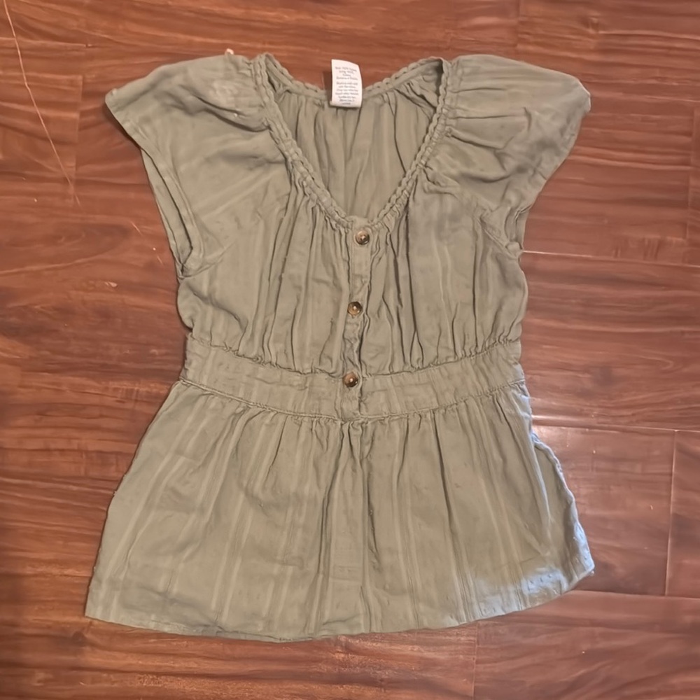 Kids Green Blouse